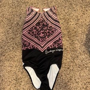 sylvia p gymnastics leopard